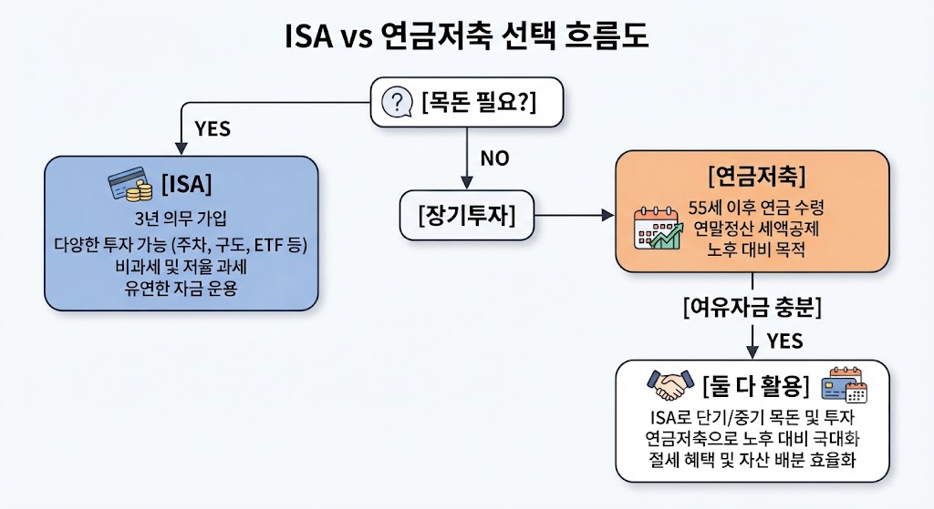 ISA와 연금저축 선택 가이드