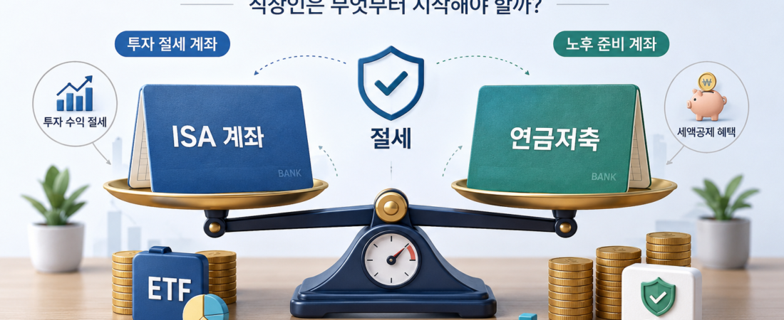 ISA 계좌 vs 연금저축, 직장인은 무엇부터 시작해야 할까? (2026 최신)