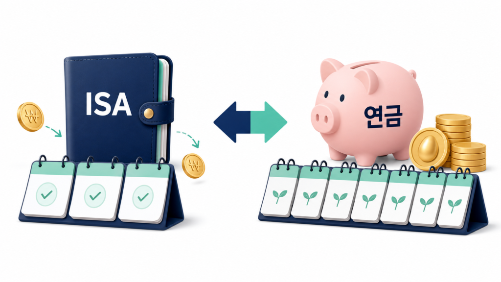 ISA와 연금저축계좌 차이 비교