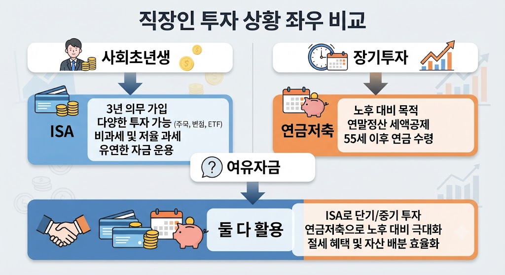 ISA 계좌 vs 연금저축 절세 계좌 선택 방법