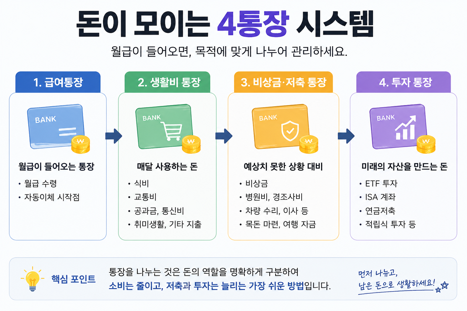 월급 통장 쪼개기
