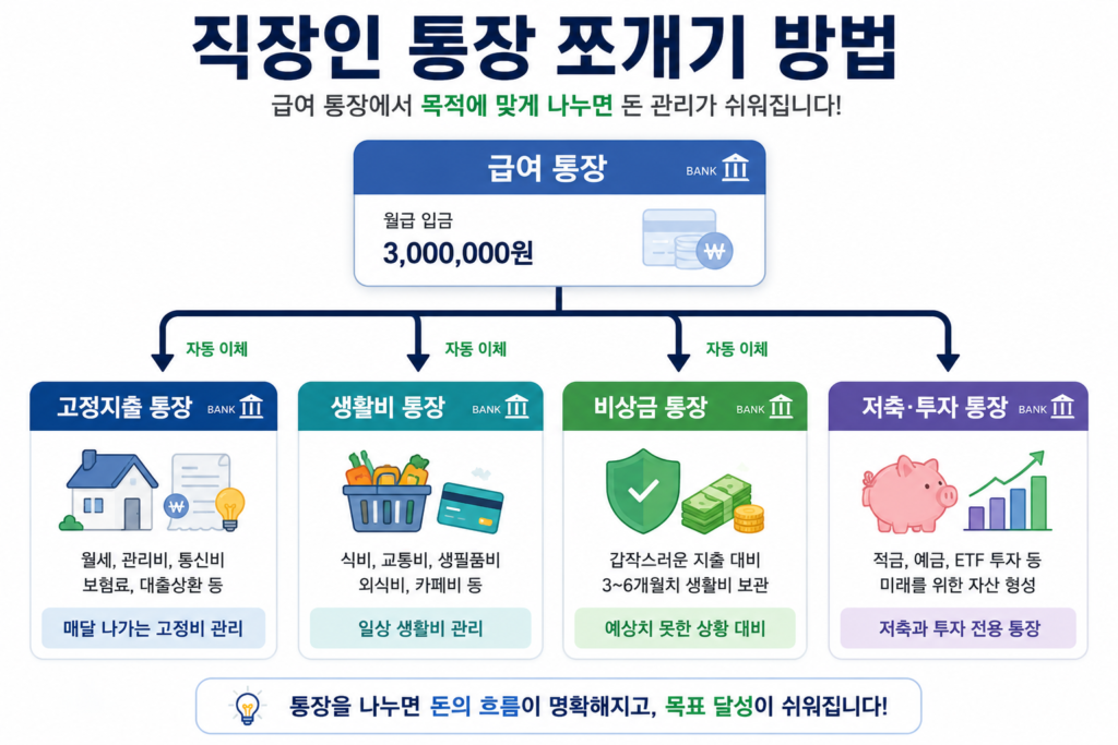 통장 쪼개기 방법