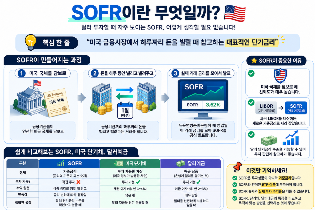 원달러 환율 1300원 
SOFR 완벽 가이드 